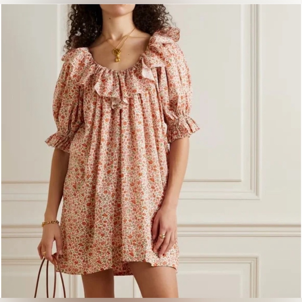 DÔEN Liberty of London Fabric: Chime Dress  🧡 🍊